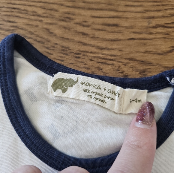 Monica + Andy Nautical Outfit Sz 6-9mo - Picture 2 of 2